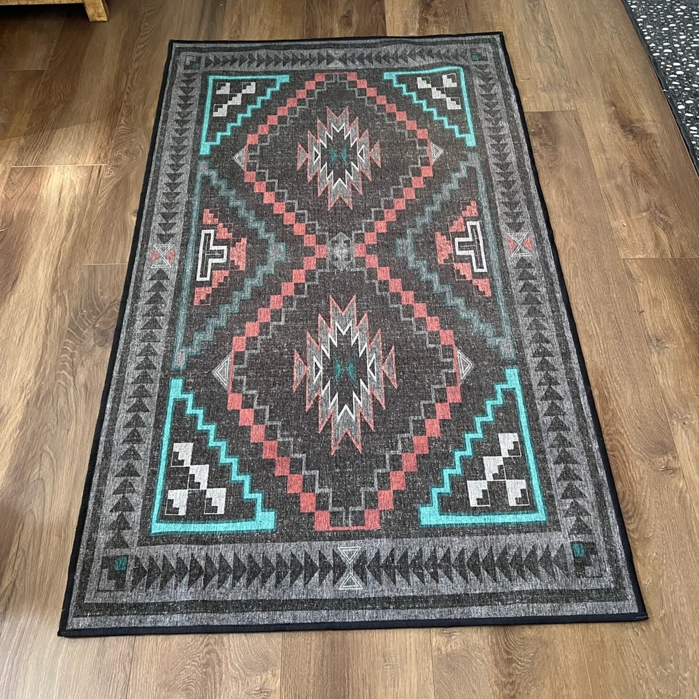 5'x7' Desert Charcoal Ruggable - Cover only